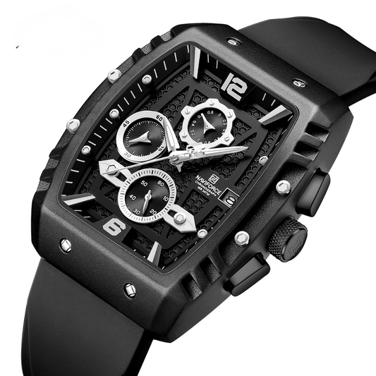 NAVIFORCE Reloj para Caballero Calendario Con Cronografo