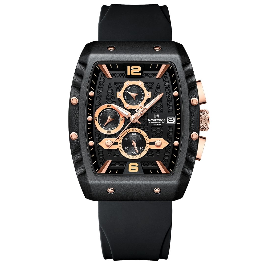 NAVIFORCE Reloj para Caballero Calendario Con Cronografo