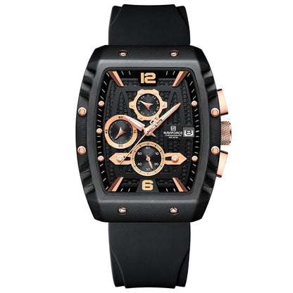 NAVIFORCE Reloj para Caballero Calendario Con Cronografo