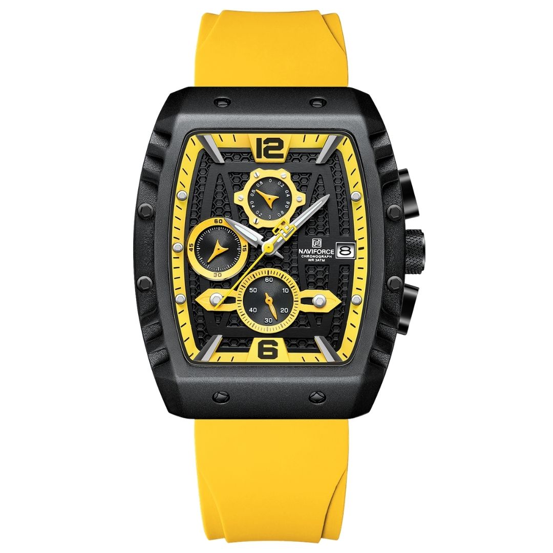 NAVIFORCE Reloj para Caballero Calendario Con Cronografo