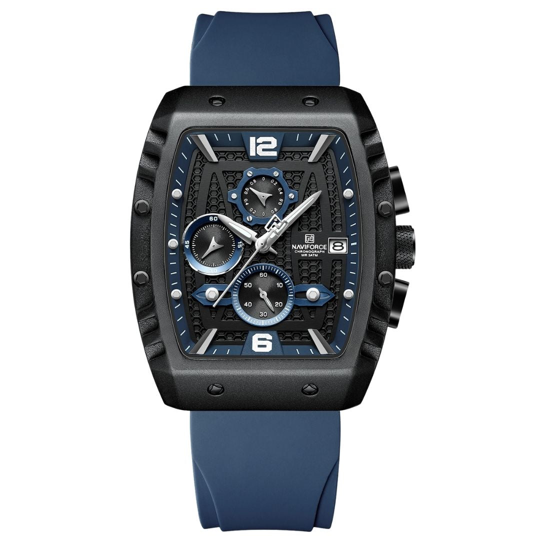 NAVIFORCE Reloj para Caballero Calendario Con Cronografo