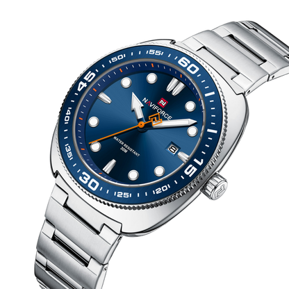 Reloj NAVIFORCE para Hombre Correa Silver Blue Analógico NF9250