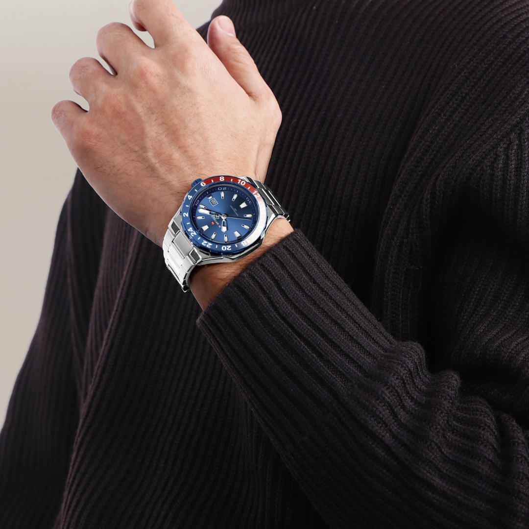 Reloj NAVIFORCE para Hombre Correa Silver Blue Analógico NF9249