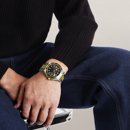 Reloj NAVIFORCE para Hombre Correa Silver Gold Analógico NF9249