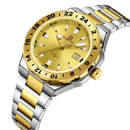 Reloj NAVIFORCE para Hombre Correa Silver And Gold NF9249