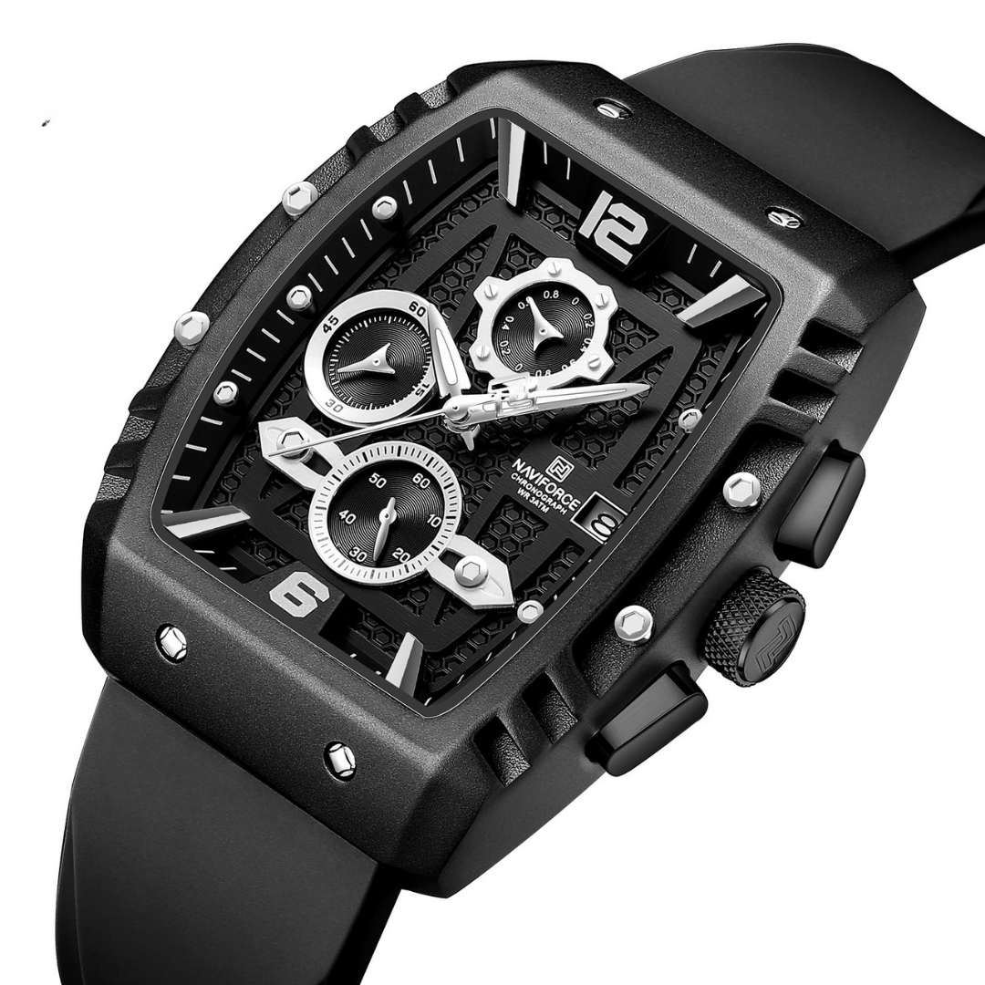 NAVIFORCE Reloj para Caballero Calendario Con Cronografo