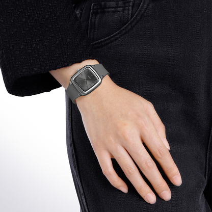 NAVIFORCE Reloj Grey para MUJER Correa de Goma Analógico NF5055