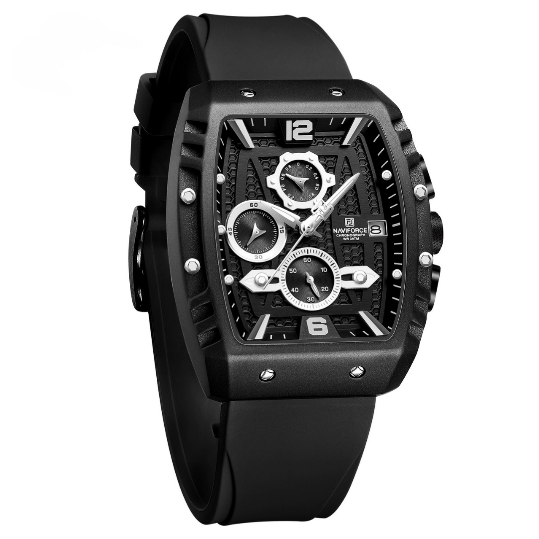 NAVIFORCE Reloj para Caballero Calendario Con Cronografo