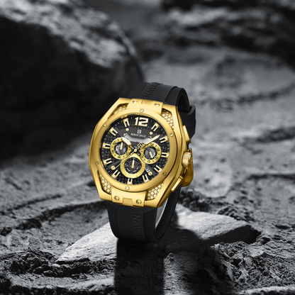 Reloj NAVIFORCE para Hombre Correa Goma Con Cronógrafo NF8063