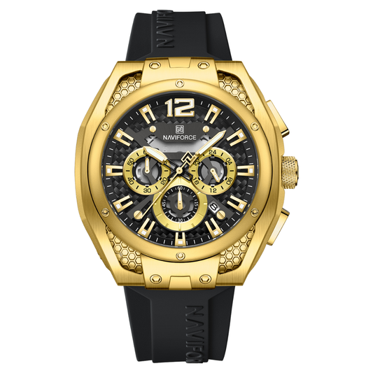 Reloj NAVIFORCE para Hombre Correa Goma Con Cronógrafo NF8063