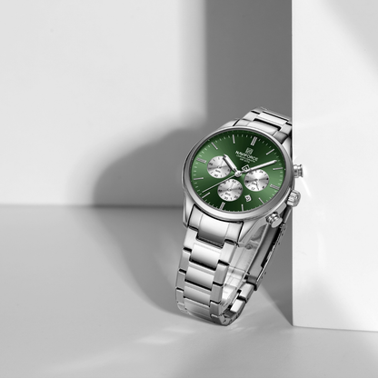 Reloj NAVIFORCE para Hombre Correa Acero Inoxidable Con Cronógrafo NF8076