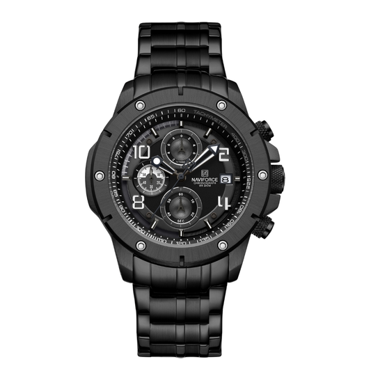 Reloj NAVIFORCE para Hombre Correa Acero Inoxidable Black NF8056