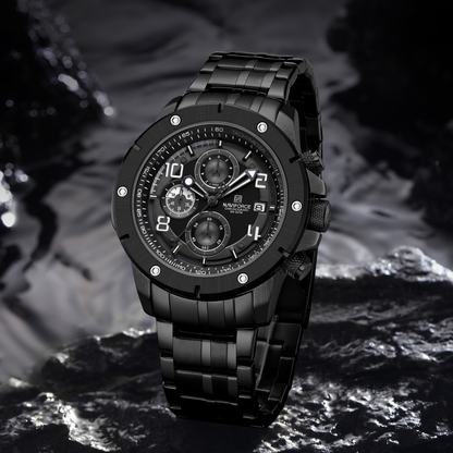 Reloj NAVIFORCE para Hombre Correa Acero Inoxidable Black NF8056
