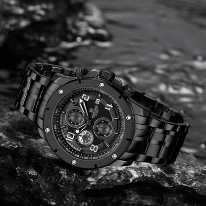 Reloj NAVIFORCE para Hombre Correa Acero Inoxidable Black NF8056