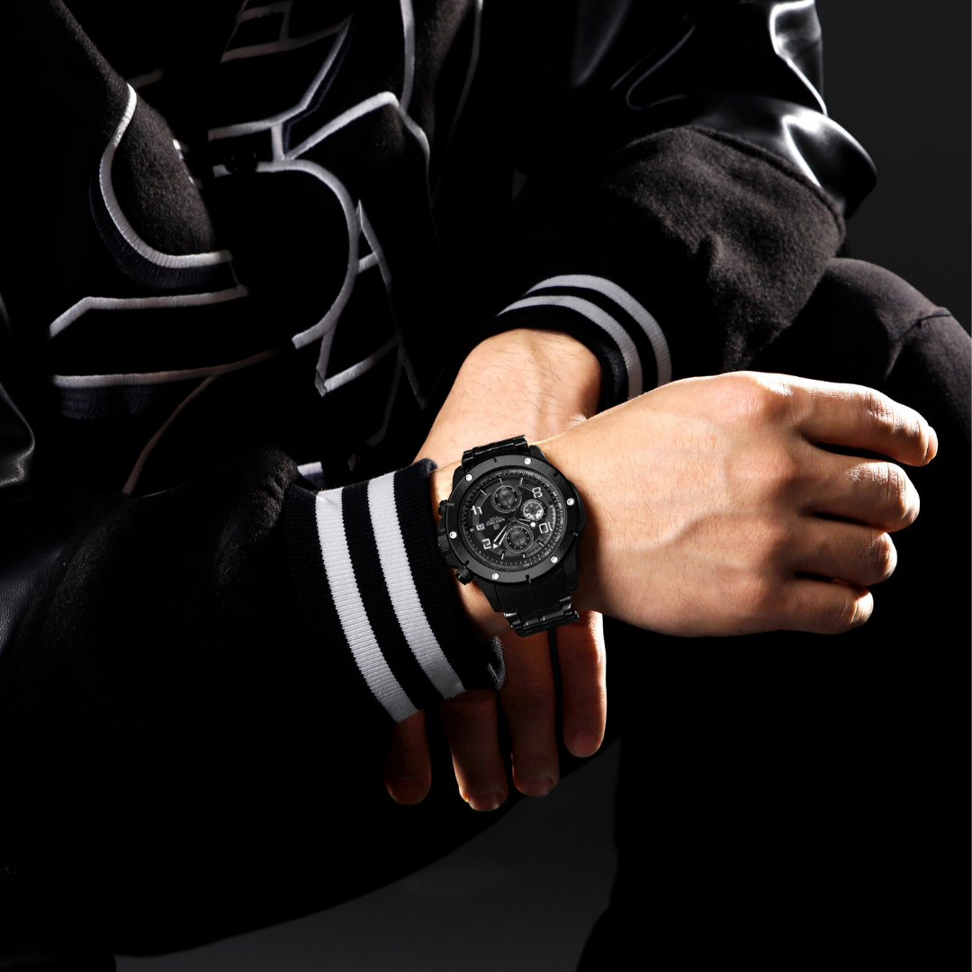 Reloj NAVIFORCE para Hombre Correa Acero Inoxidable Black NF8056