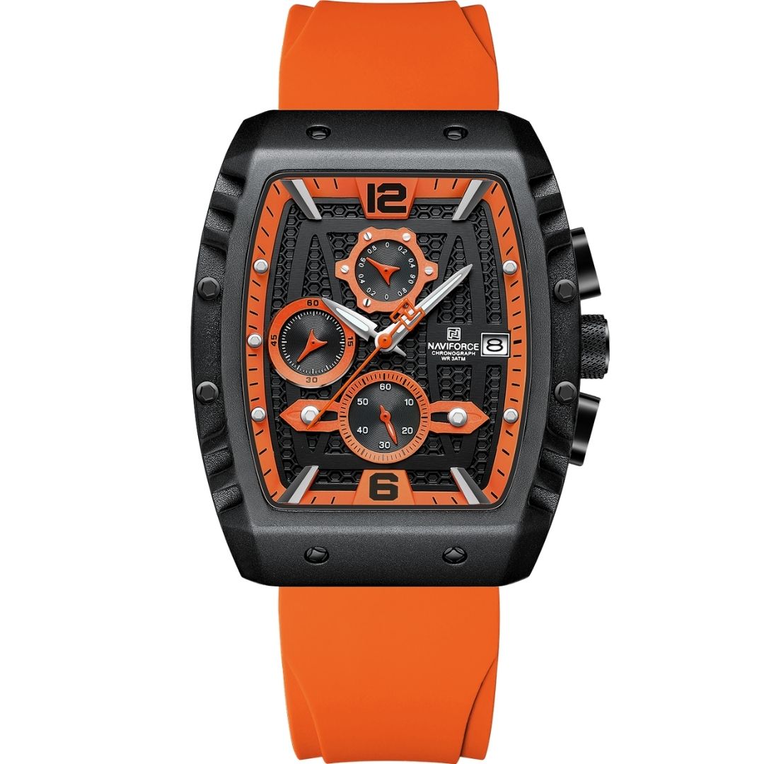 NAVIFORCE Reloj para Caballero Calendario Con Cronografo